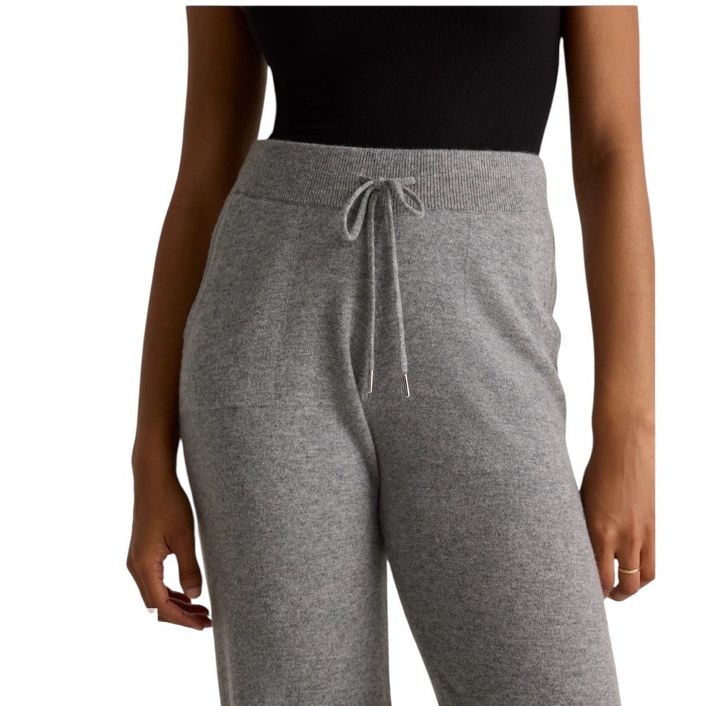 Quince Mongolian Cashmere Straight Leg Pants Size XL - Picture 3 of 6